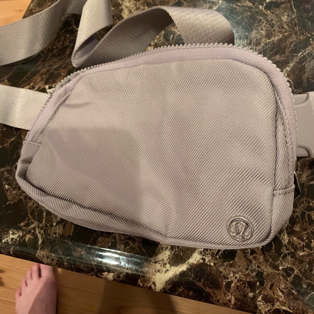 lululemon Grey/lavender fanny pack